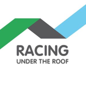 Racing Under the Roof logo for The Burm event or brand.